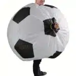 Costume de Football gonflable pour adultes, soufflé à l'air, drôle, jeu de rôle d'halloween, tenue de fête à domicile fantaisie pour hommes et femmes 5