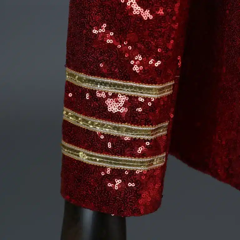 Veste militaire à paillettes pour hommes 31