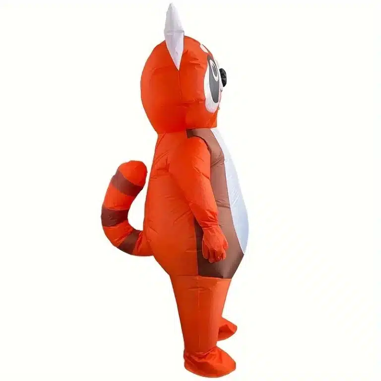 Costume gonflable panda orange 6