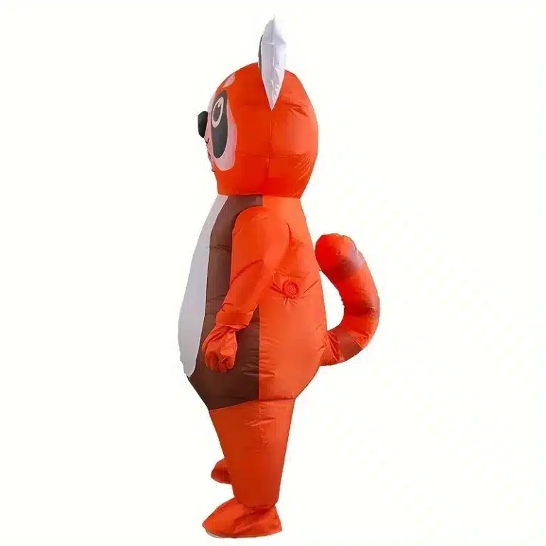 Costume gonflable panda orange 4