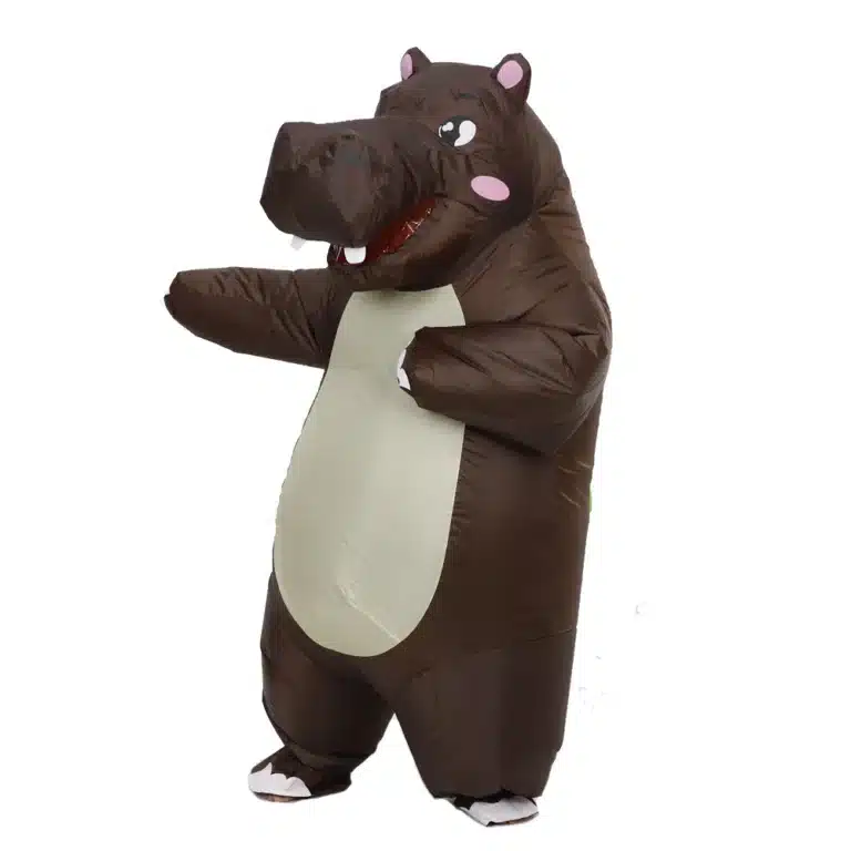Costume gonflable hippopotame 2