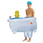 Costume gonflable de baignoire, jeu de rôle, Thanksgiving, noël, fête pour adultes, spectacle sur scène, costumes comiques 4