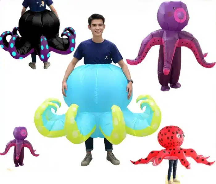 Costume gonflable poulpe 1