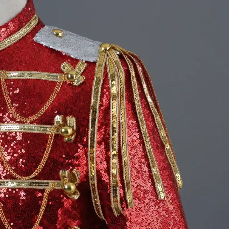 Veste militaire à paillettes pour hommes 29