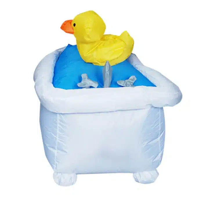 Costume gonflable de baignoire, jeu de rôle, Thanksgiving, noël, fête pour adultes, spectacle sur scène, costumes comiques 5