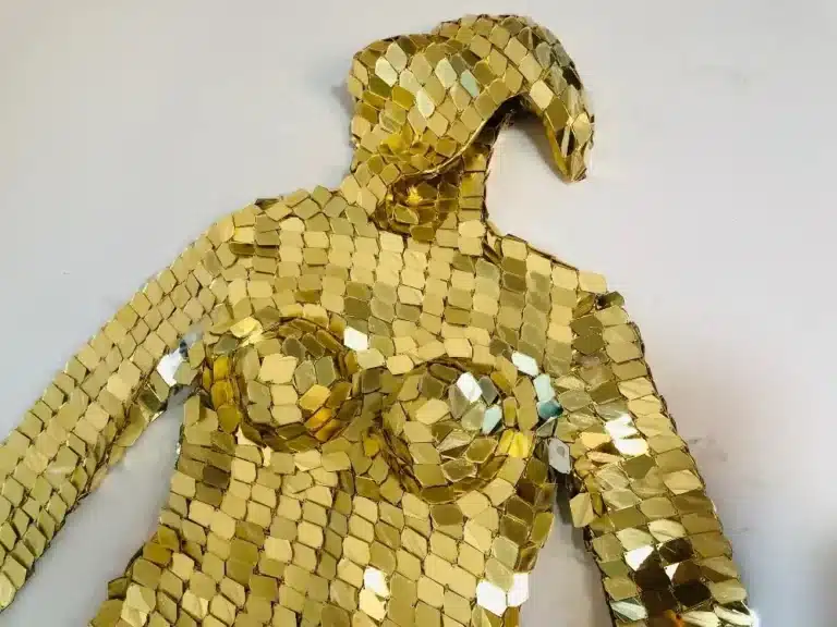 Combinaison à miroir dorés femme 6