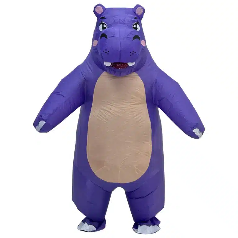 Costume gonflable hippopotame 6
