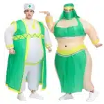 Costumes gonflables sultan et danseuse du ventre 1