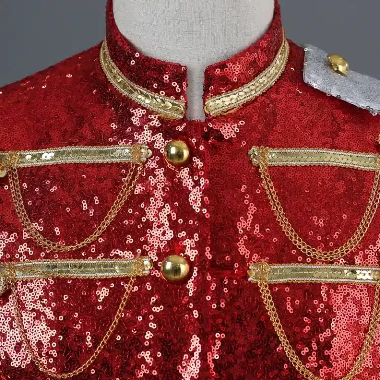 Veste militaire à paillettes pour hommes 30