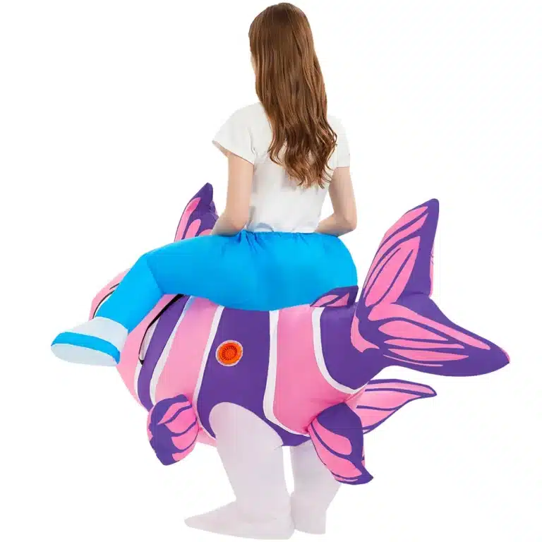 Costume gonflable poisson-clown 6