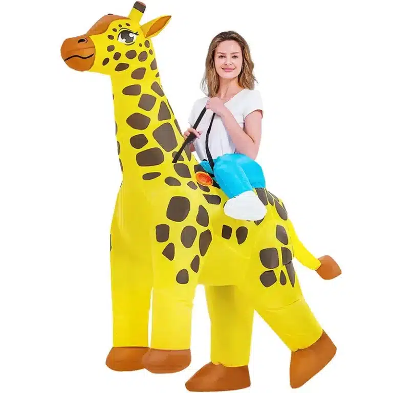 Mascotte gonflable girafe 1