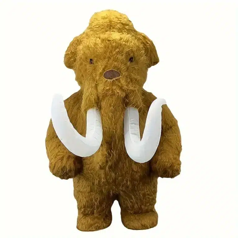 Mascotte gonflable mammouth 3