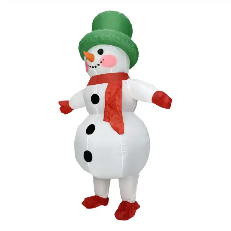 Costume gonflable bonhomme de neige 6