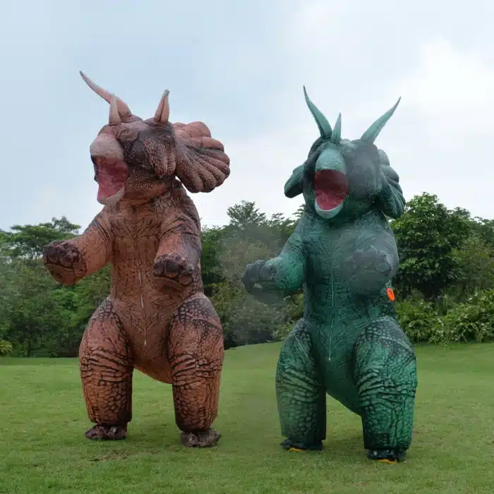 Costume gonflable Tricératops 3