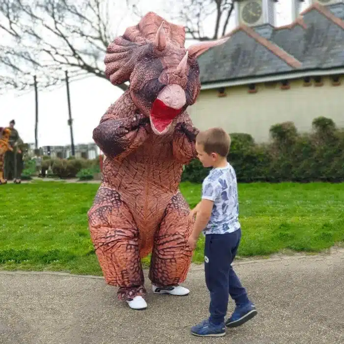 Costume gonflable Tricératops 4