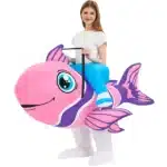 Costume gonflable poisson-clown 1