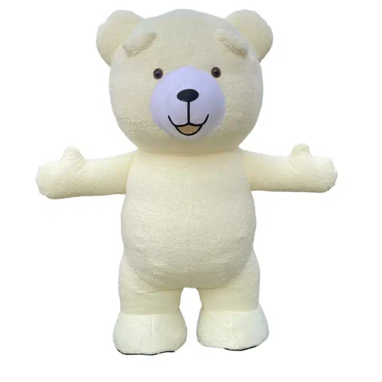 Mascotte ours en peluche gonflable 5