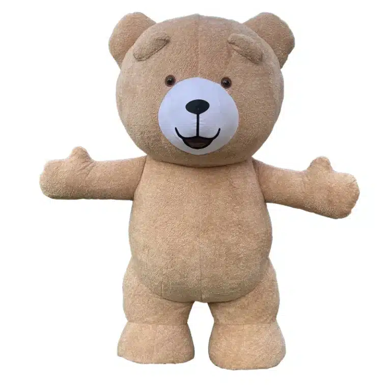 Mascotte ours en peluche gonflable 2