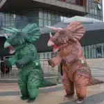 Costume gonflable Tricératops 1
