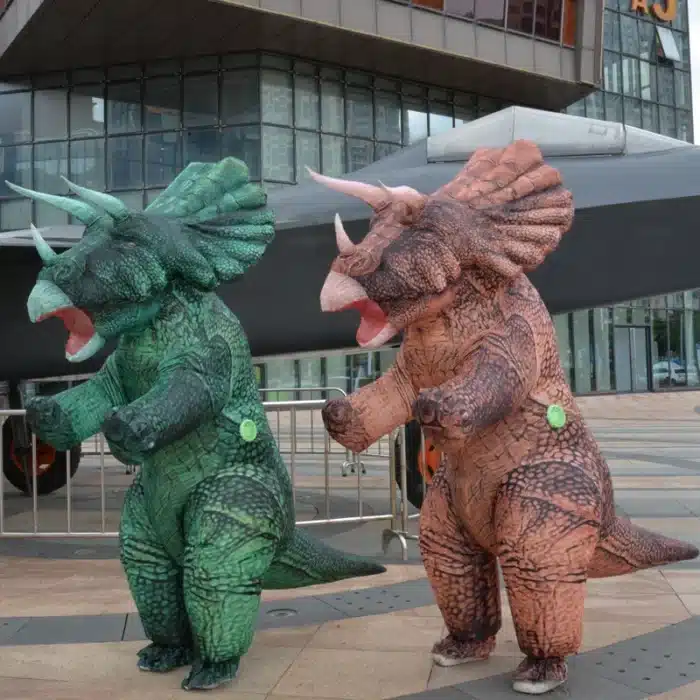 Costume gonflable Tricératops 1