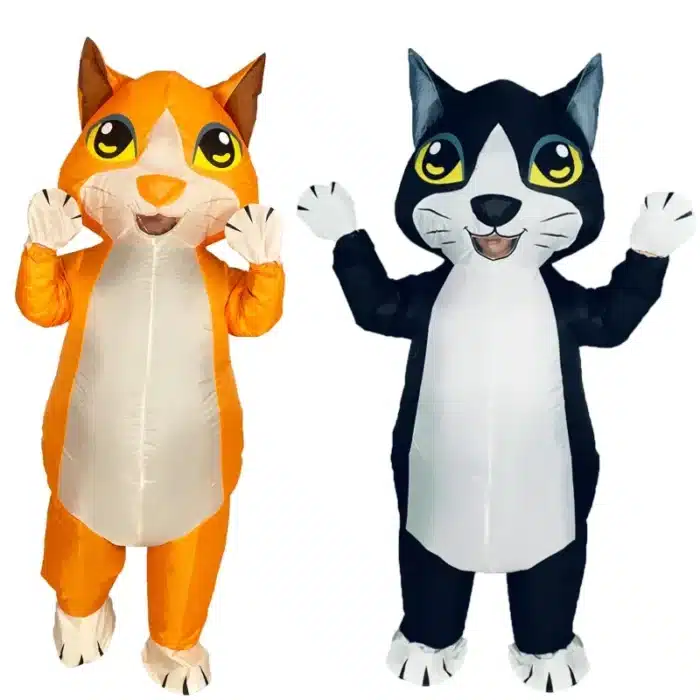 Mascotte gonflable chat 5
