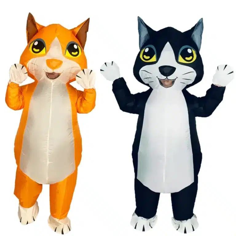 Mascotte gonflable chat 5