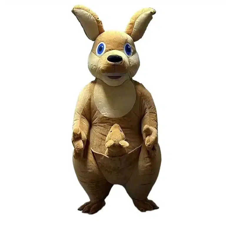 Mascotte kangourou gonflable 1