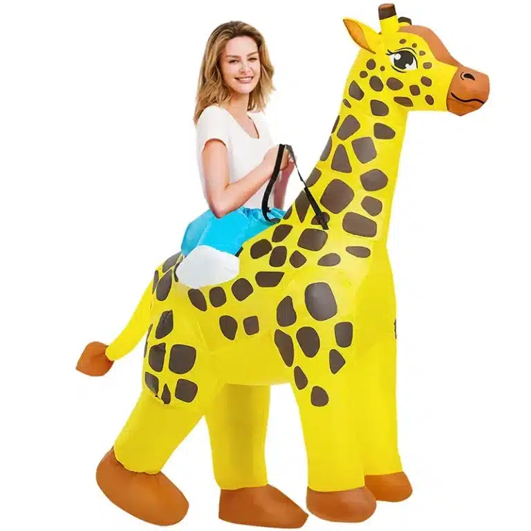 Mascotte gonflable girafe 5