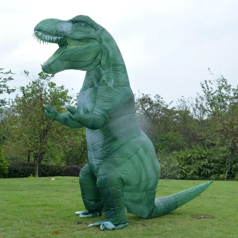 Costume gonflable tryannosaure 5