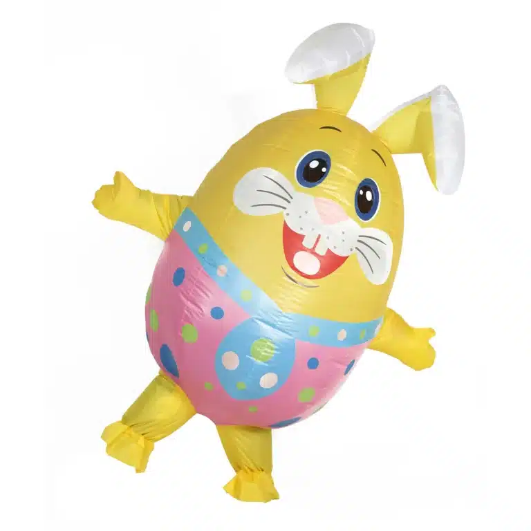 Costume gonflable lapin oeuf de pâques 3
