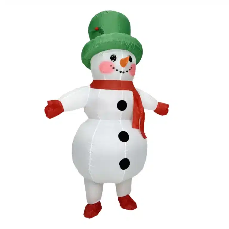 Costume gonflable bonhomme de neige 2