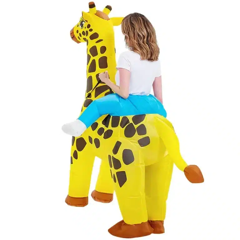 Mascotte gonflable girafe 2