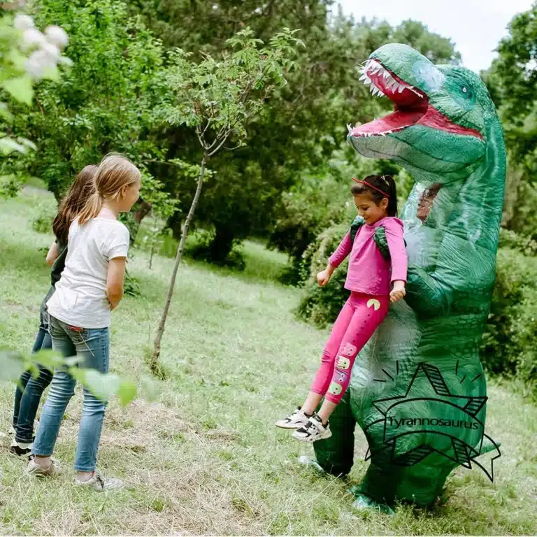 Costume gonflable tryannosaure 6