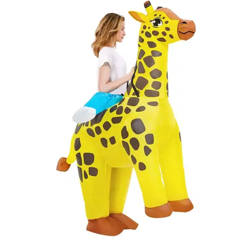 Mascotte gonflable girafe 6