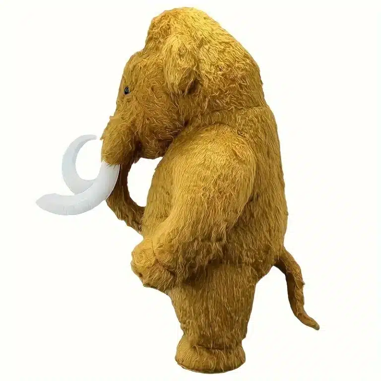 Mascotte gonflable mammouth 6