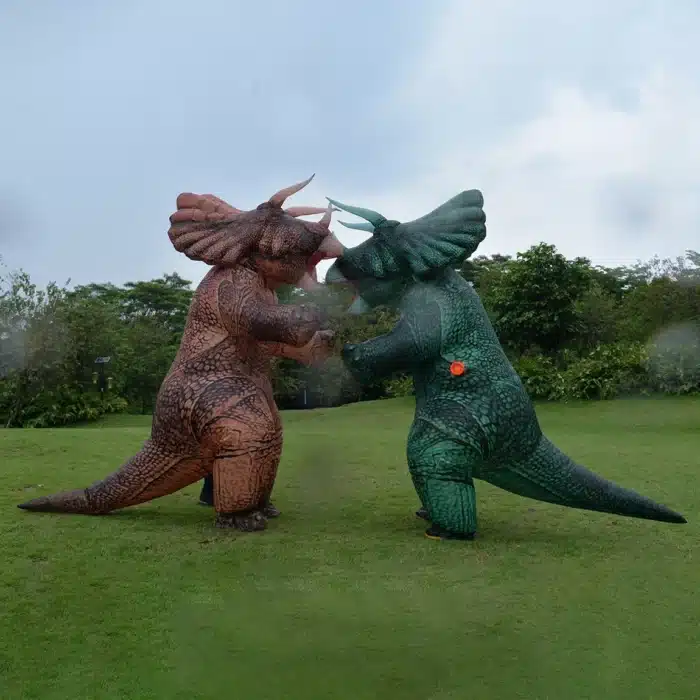 Costume gonflable Tricératops 2