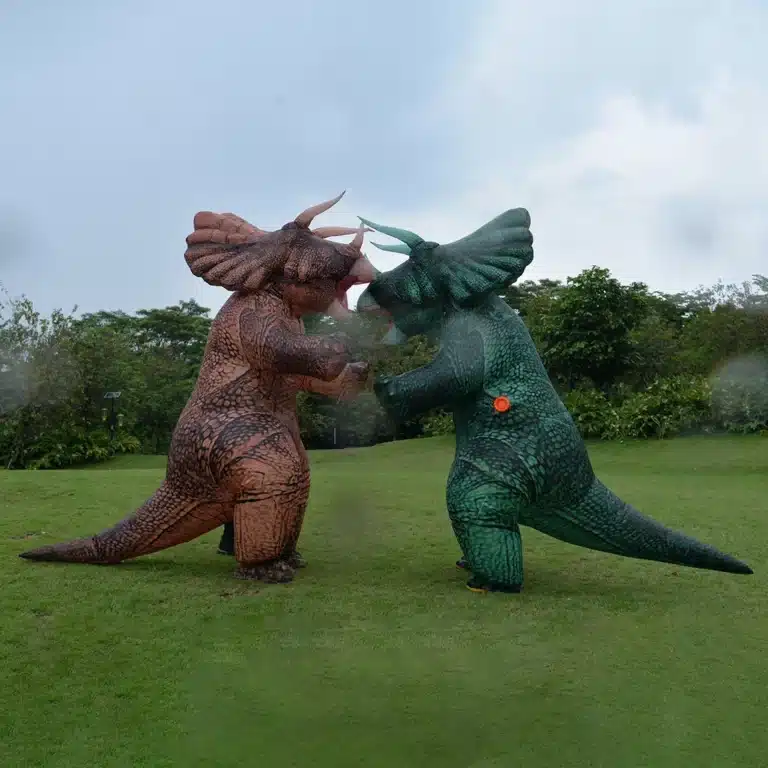 Costume gonflable Tricératops 2