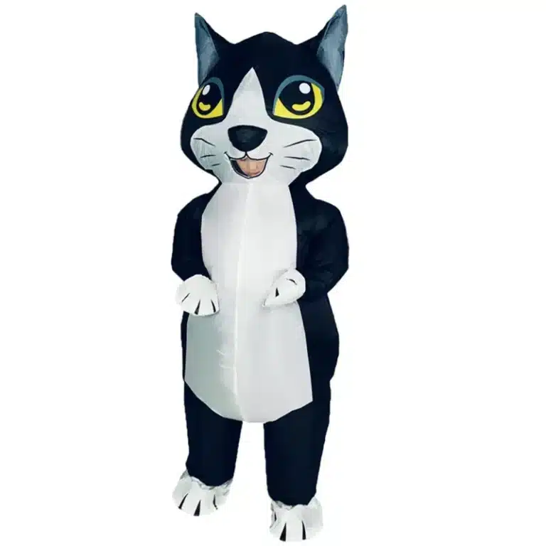 Mascotte gonflable chat 1
