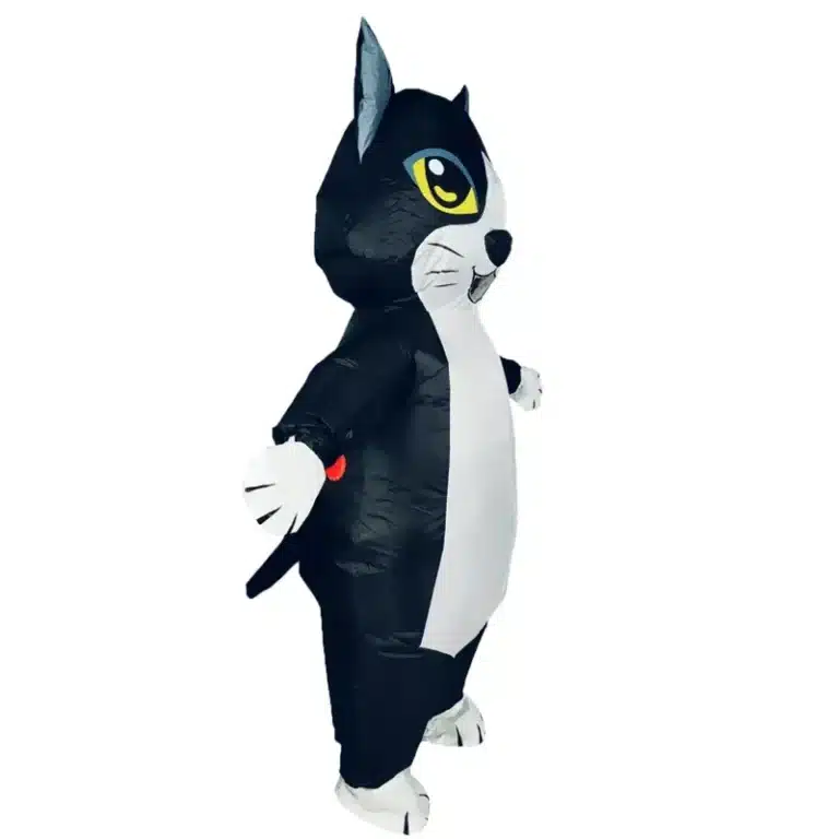 Mascotte gonflable chat 4