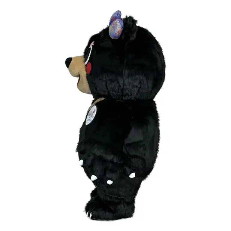 Mascotte gonflable ours noir 4