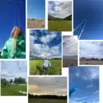 Cerf volant parafoil vert 6