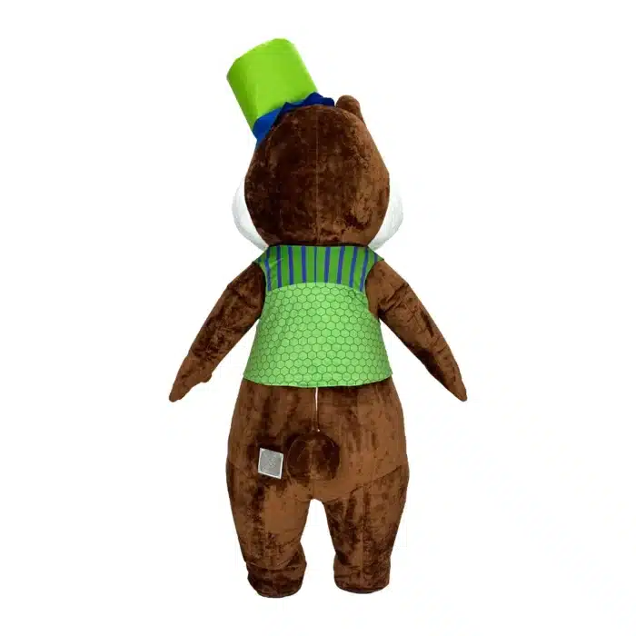 Mascotte gonflable écureuil habillé 12
