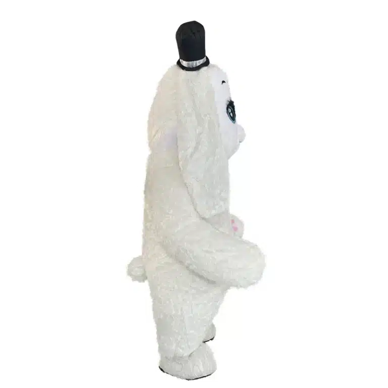 Mascotte gonflable lapin oreilles tombantes 11
