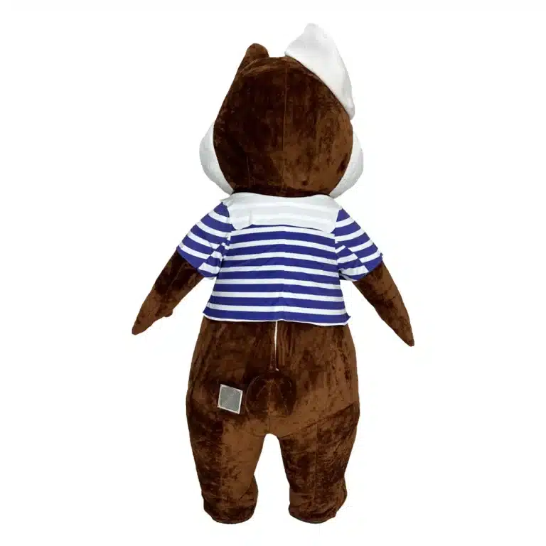 Mascotte gonflable écureuil habillé 13