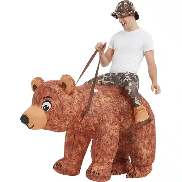 Mascotte gonflable ours 2