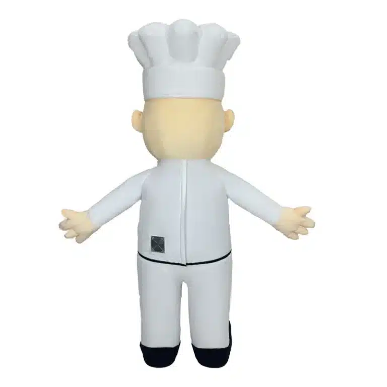 Mascotte gonflable chef cuisinier 4