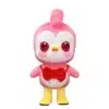 Mascotte gonflable poussin rose 8