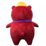 Mascotte gonflable ours rouge 5