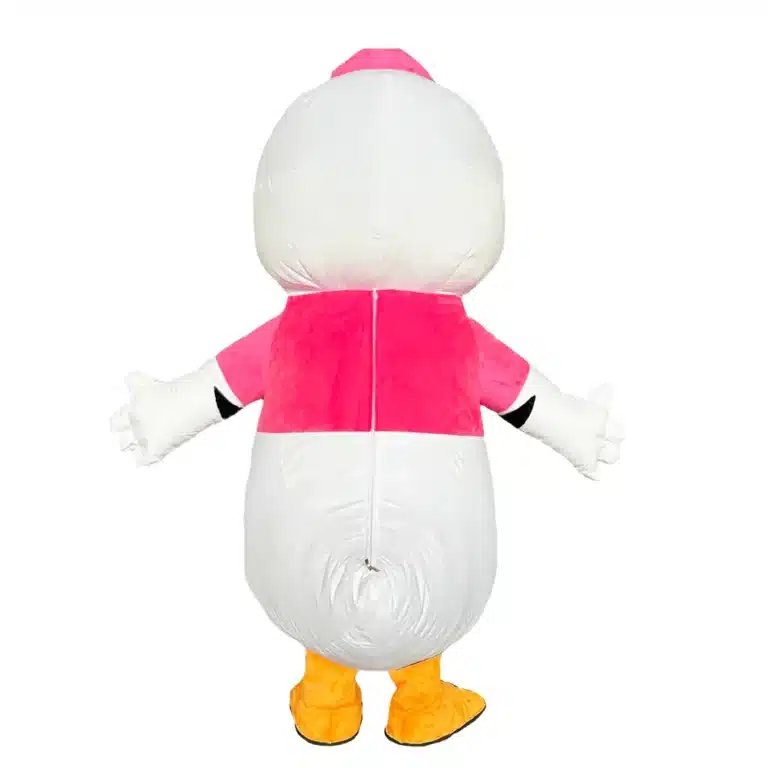 Mascotte gonflable grue 5