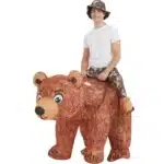 Mascotte gonflable ours 5
